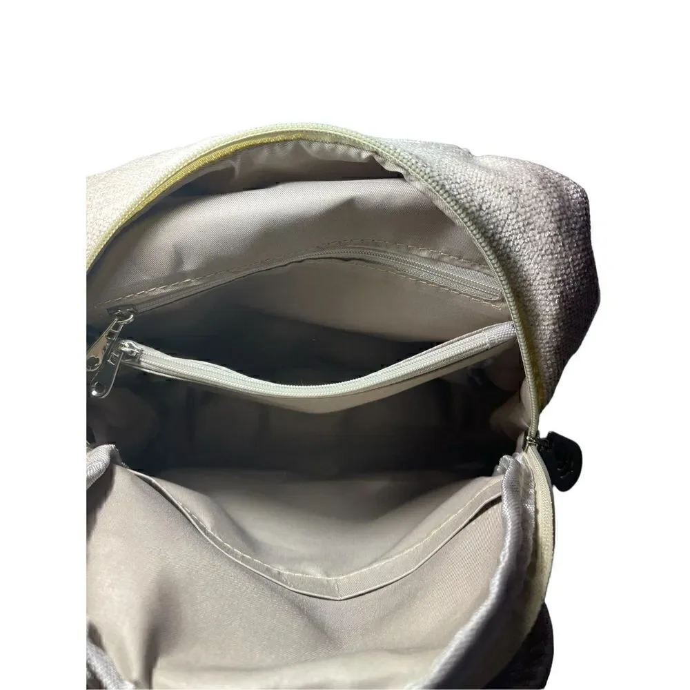 Backpack Artisan Charm Double Shoulder Straps Multi Compartments Lightweight Can - Picture 8 of 9